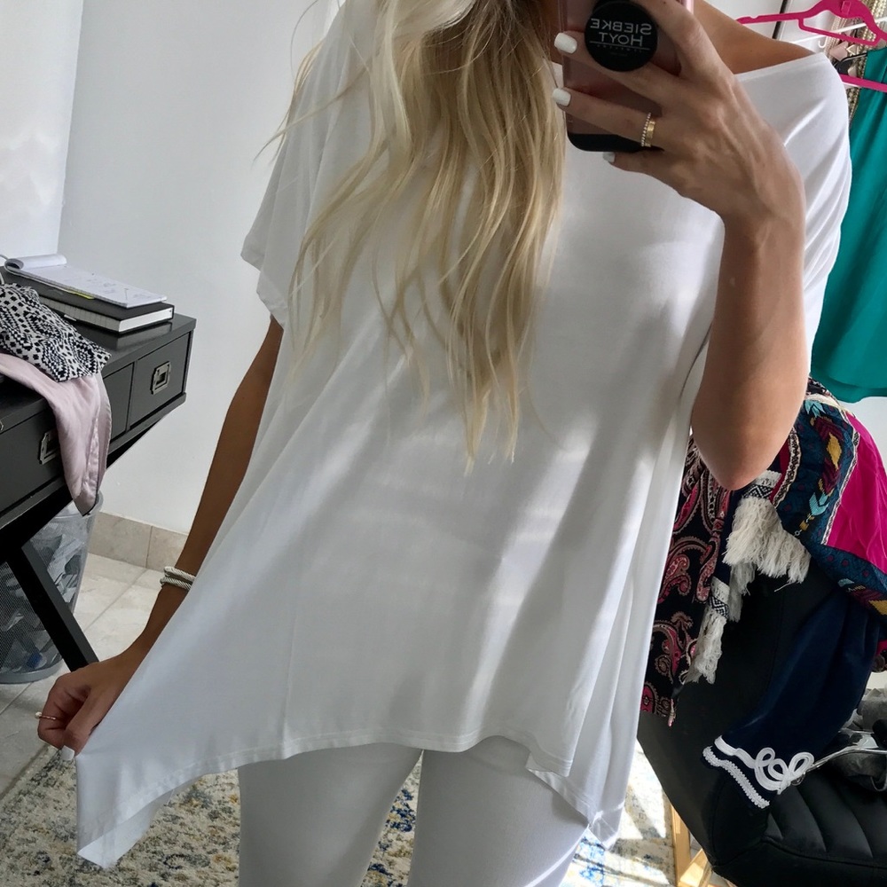 White Tobi Top